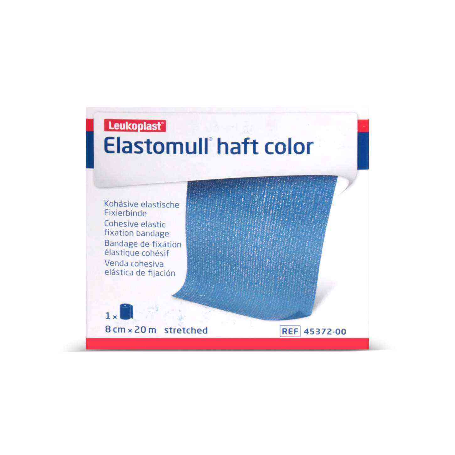 Elastomull Haft LF Bsn  Fiksasyon Bandajı 8cm x 20m Mavi