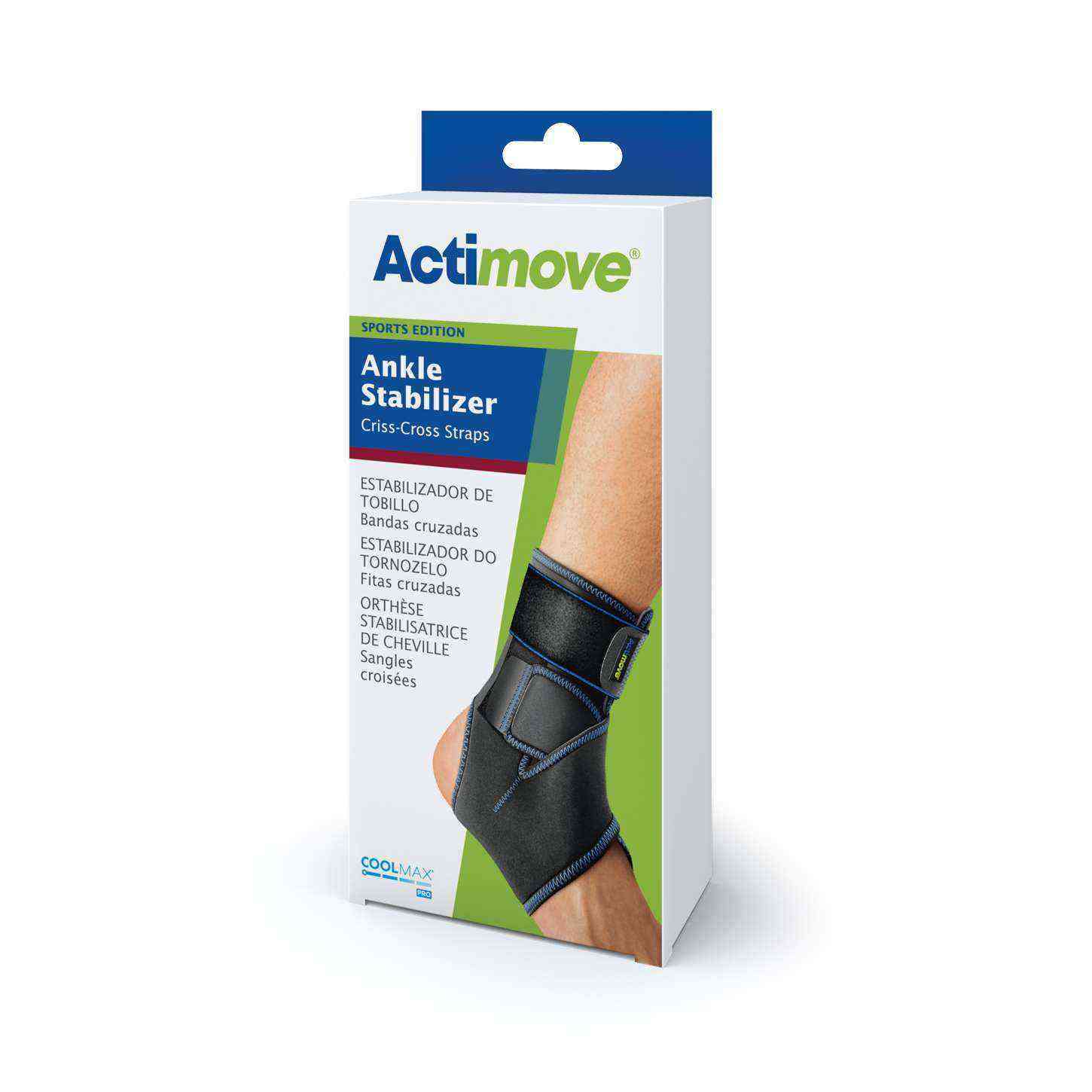Actimove Ankle Stabilizer Coolmax Ayak Bileği Sabitleyici Çapraz Bantlı  Standart