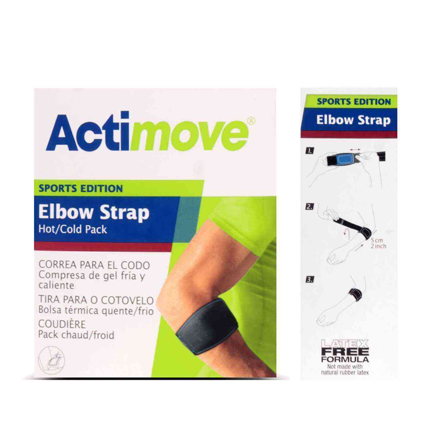 Actimove Elbow Strap Coolmax Dirsek Bandı Sıcak/Soğuk Ped ile Birlikte