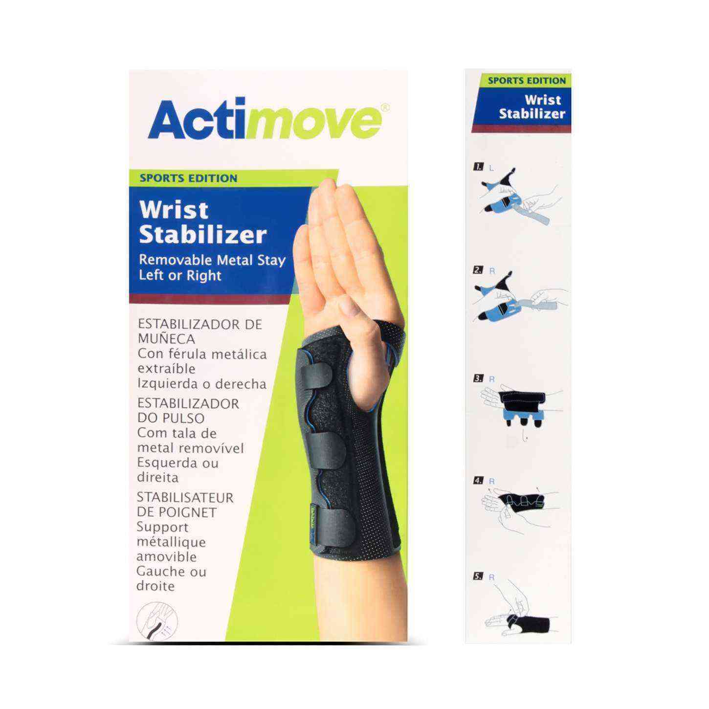 Actimove Wrist Stabilizer Coolmax El Bileği Ateli İki Elede Uyumlu